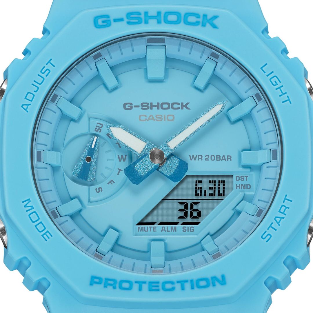 Casio G-Shock GA-2100-2A2ER - Turquoise Wrist Watch