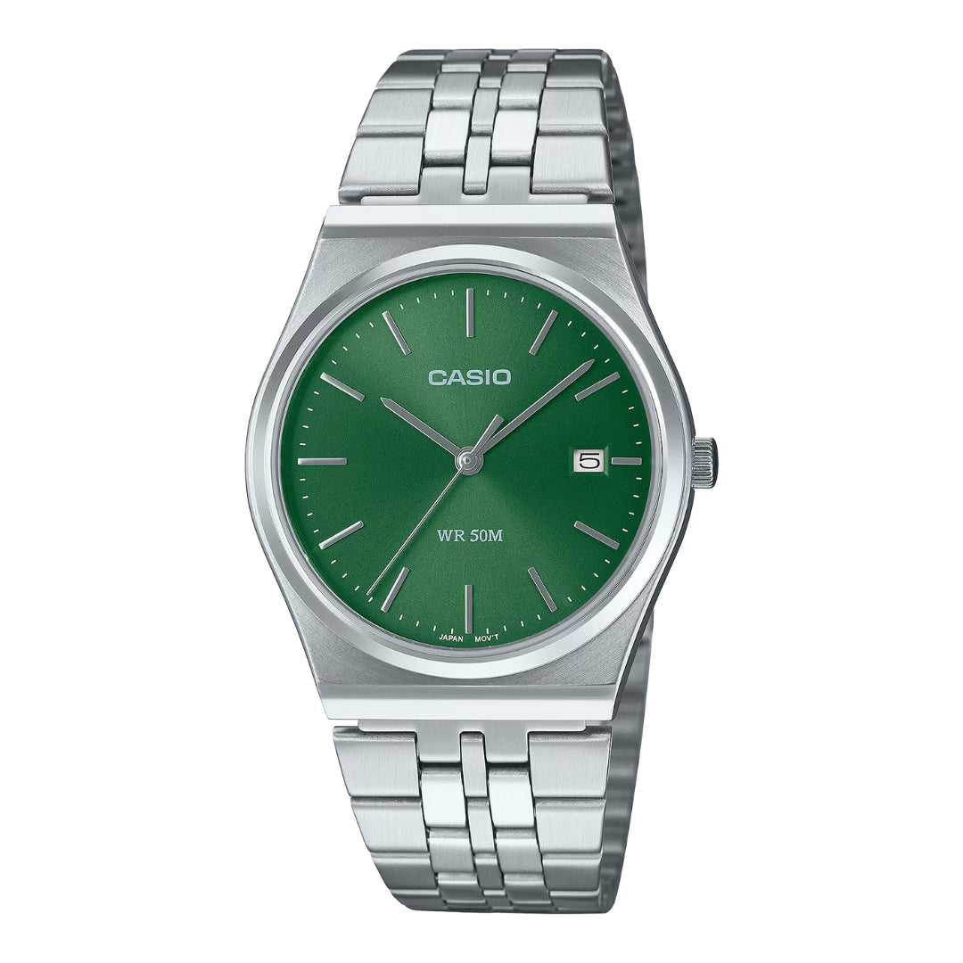 Casio MTP-B145D-3AVEF - Green/Silver Wrist Watch