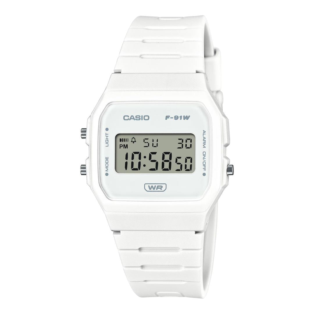 Casio F-91WB-7AEF - White Wrist Watch