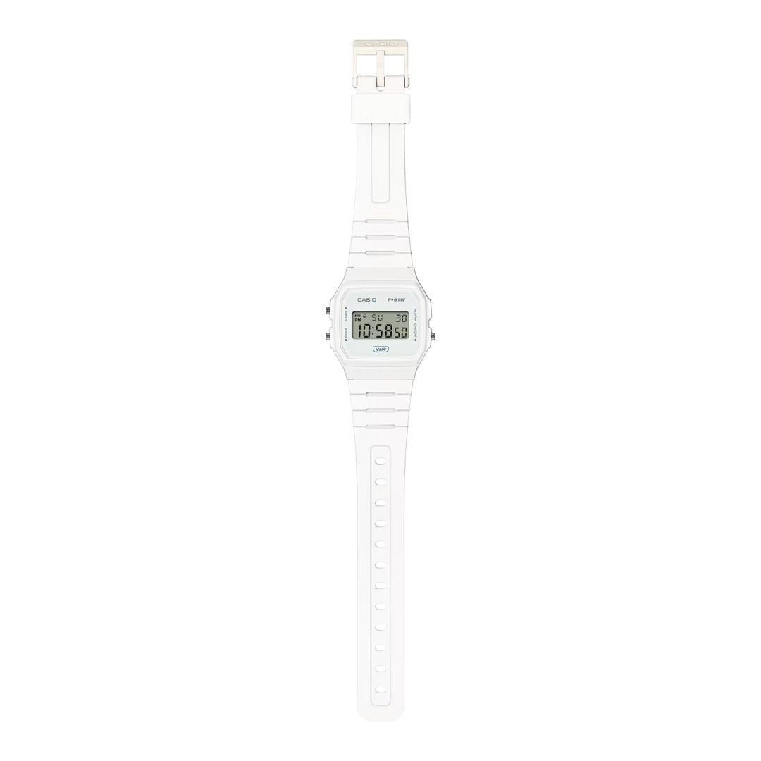 Casio F-91WB-7AEF - White Wrist Watch