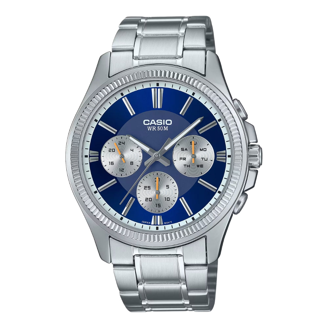 Casio MTP-1375PD-2A1VEF - Blue/Silver Wrist Watch