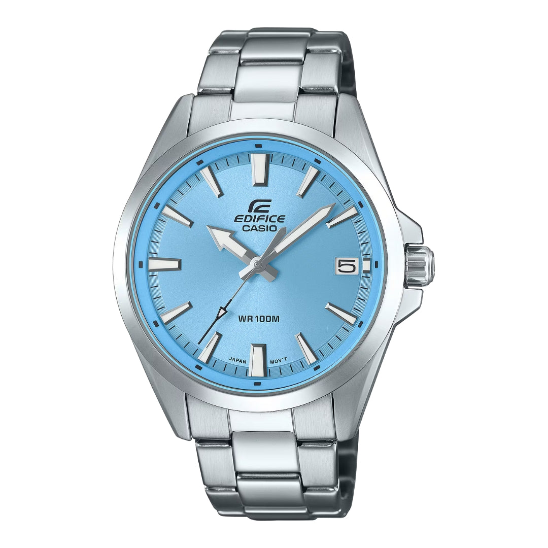 Casio Edifice EFV-100D-2BVUEF - Light Blue/Silver Wrist Watch