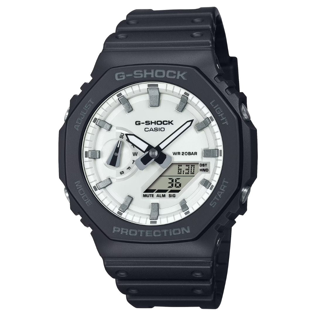 Casio G-Shock GA-2100WD-1AER - White/Black Wrist Watch