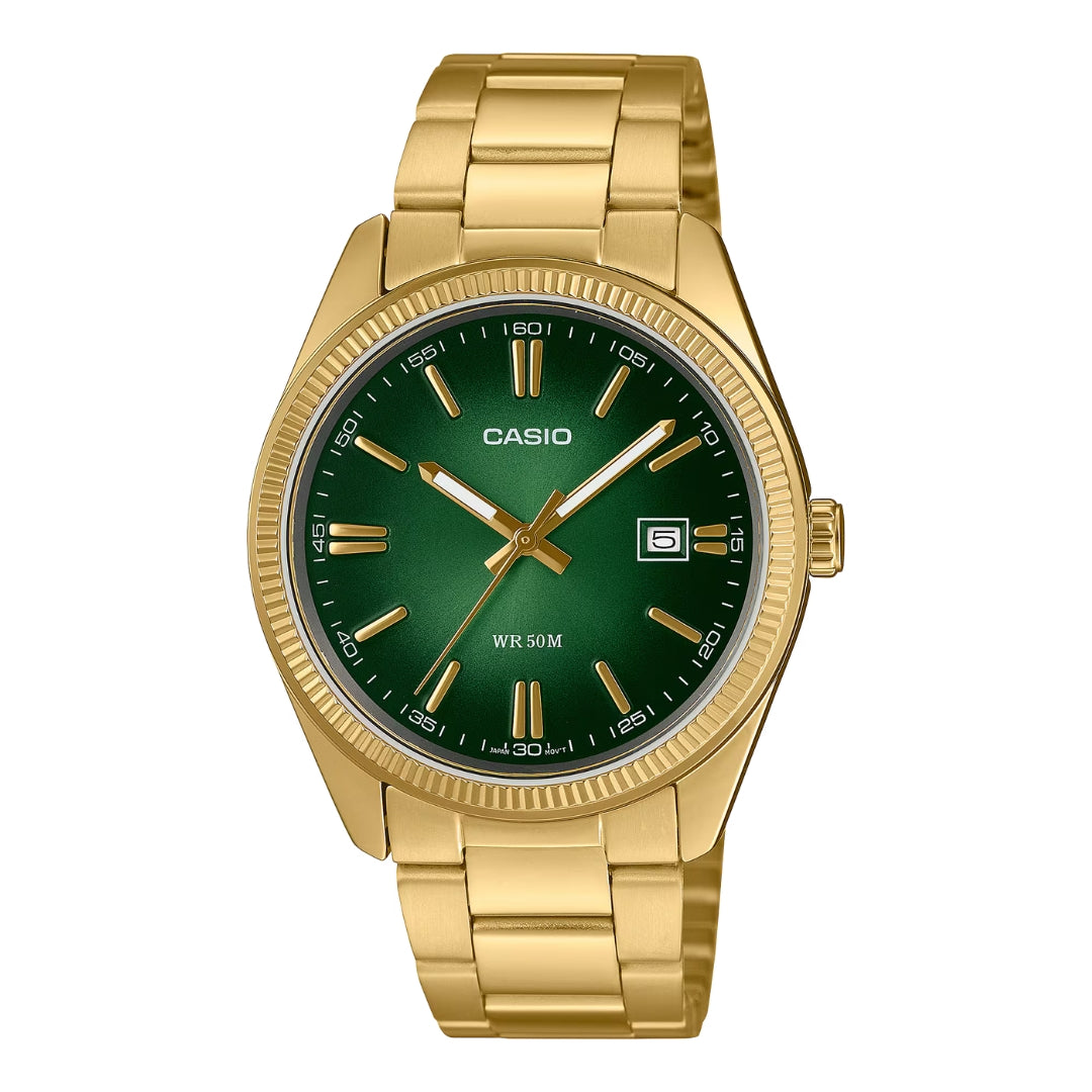 Casio MTP-1302PGC-3AVEF - Green/Gold Wrist Watch