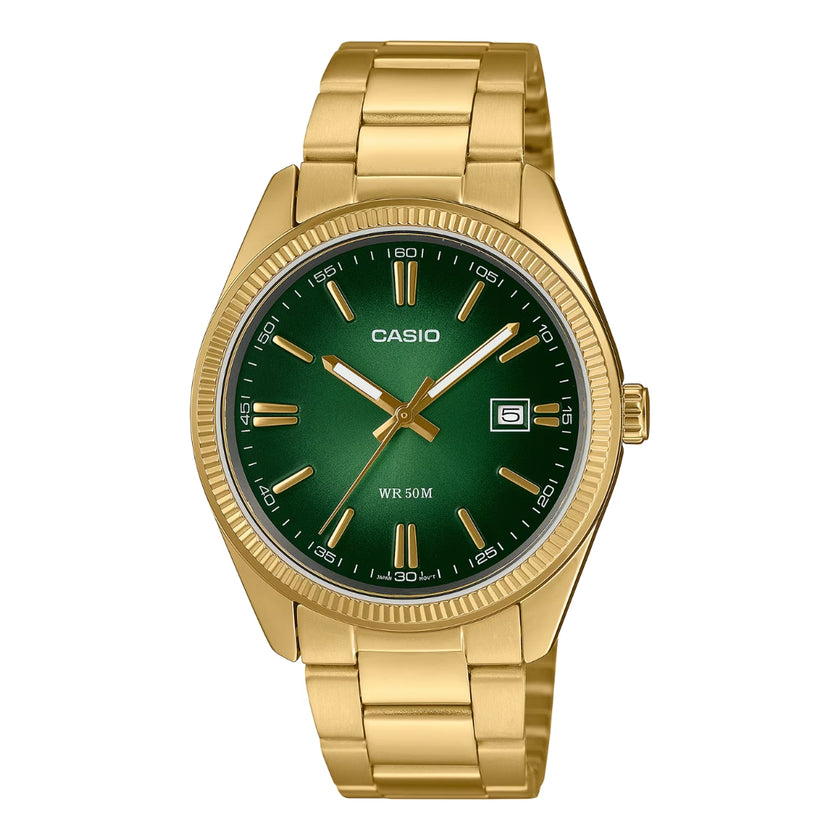 Casio MTP-1302PGC-3AVEF - Green/Gold Wrist Watch