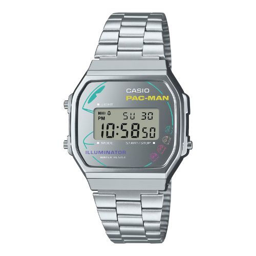 Casio A168WEPC-7AER - Pac-Man/Silver Wrist Watch