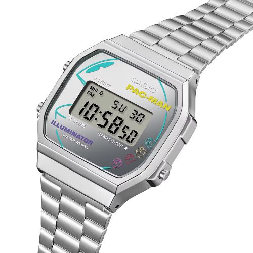 Casio A168WEPC-7AER - Pac-Man/Silver Wrist Watch
