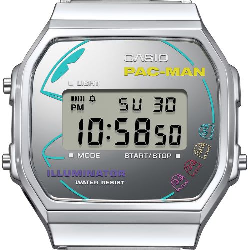 Casio A168WEPC-7AER - Pac-Man/Silver Wrist Watch