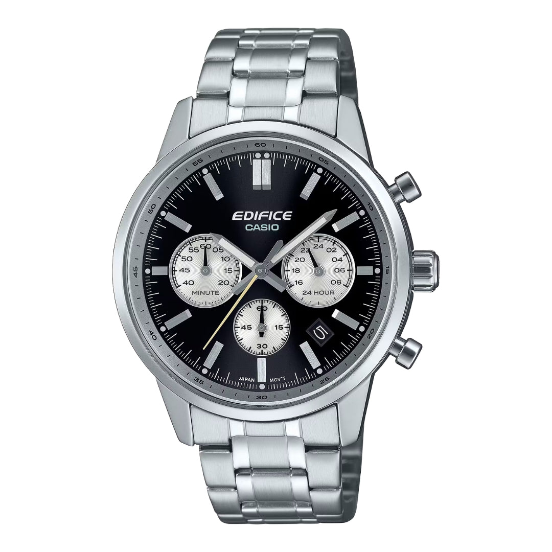 Casio Edifice EFR-575D-1AEF - Black/Silver Wrist Watch