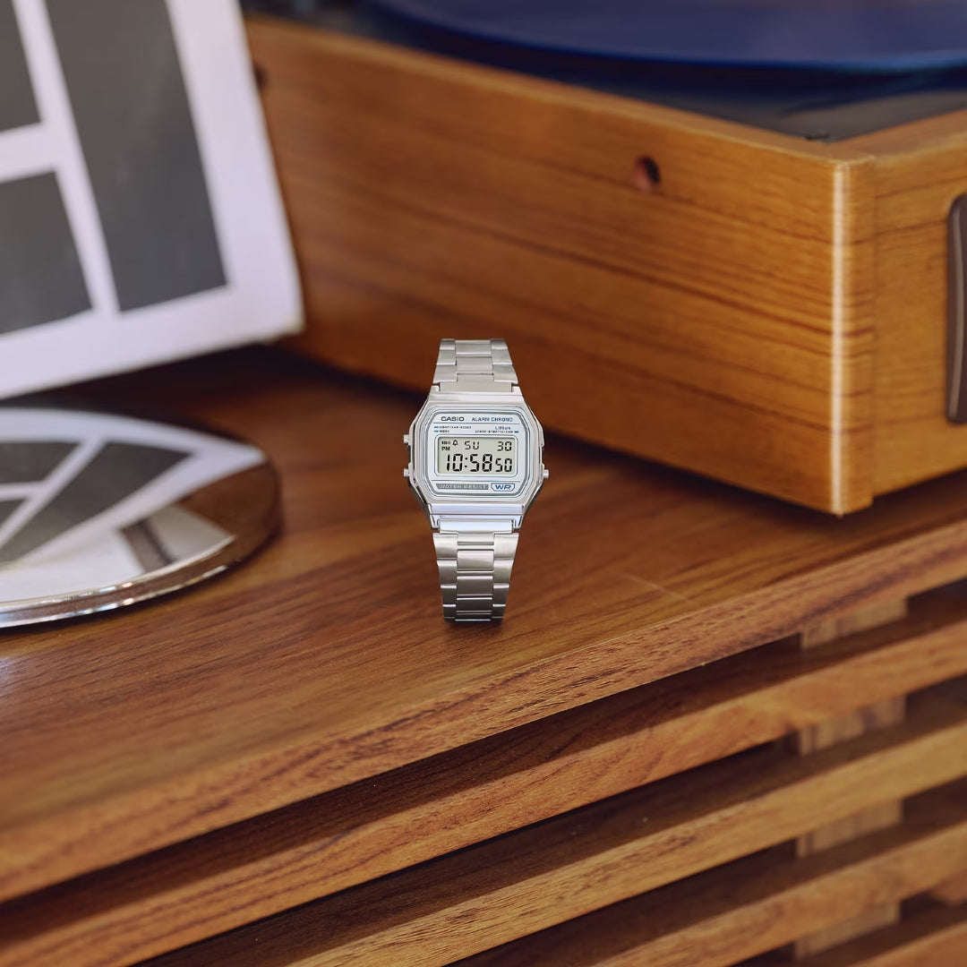 Casio A158WEA-7EF - Grey/Silver Wrist Watch