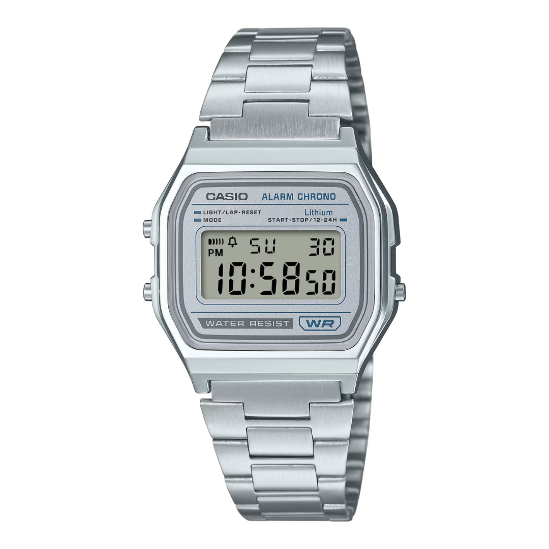 Casio A158WEA-7EF - Grey/Silver Wrist Watch
