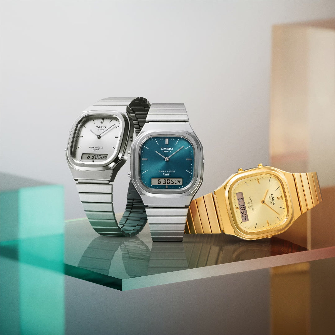 Casio AQ-240E-7AEF - Grey/Silver Wrist Watch