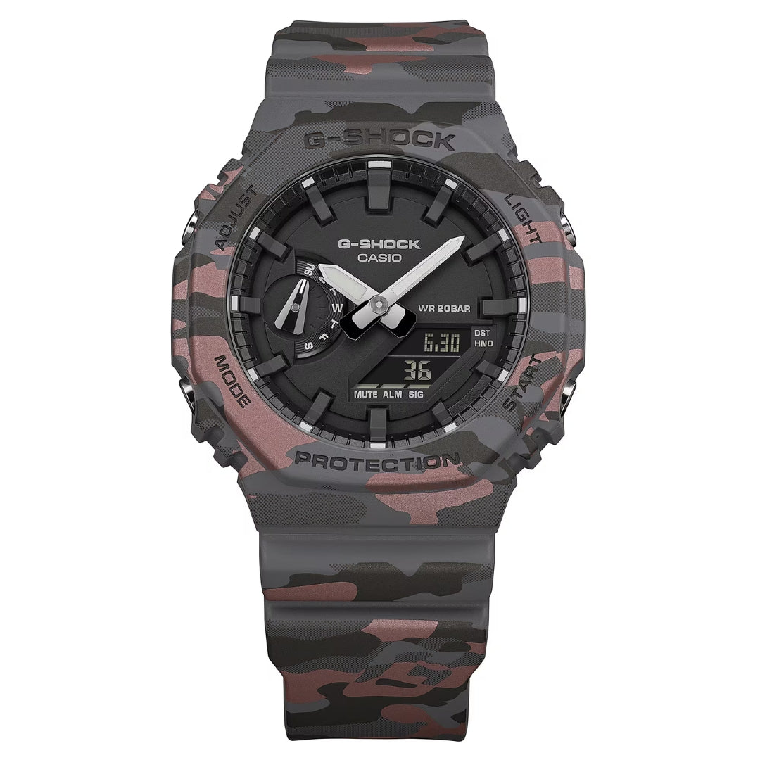 Casio G-Shock GA-2100CM-8AER - Camouflage/Grey Wrist Watch