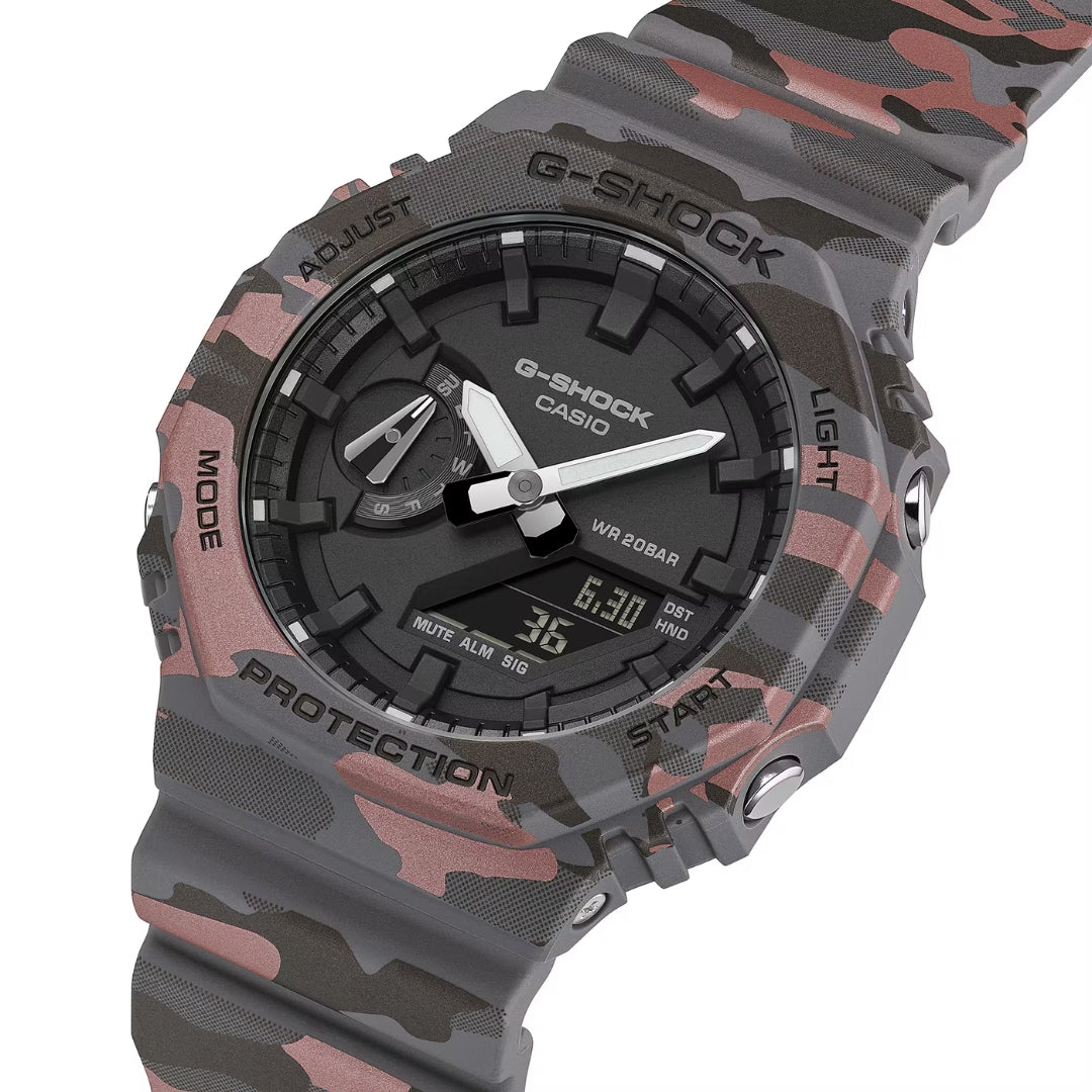 Casio G-Shock GA-2100CM-8AER - Camouflage/Grey Wrist Watch