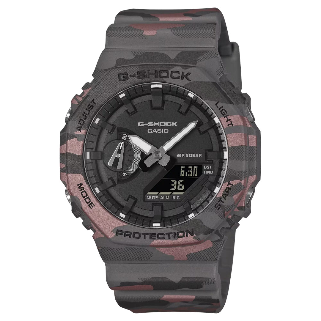Casio G-Shock GA-2100CM-8AER - Camouflage/Grey Wrist Watch
