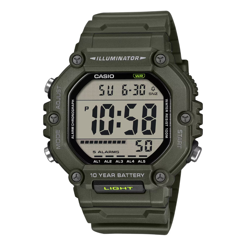 Casio AE-1600HX-3AVEF - Olive Wrist Watch