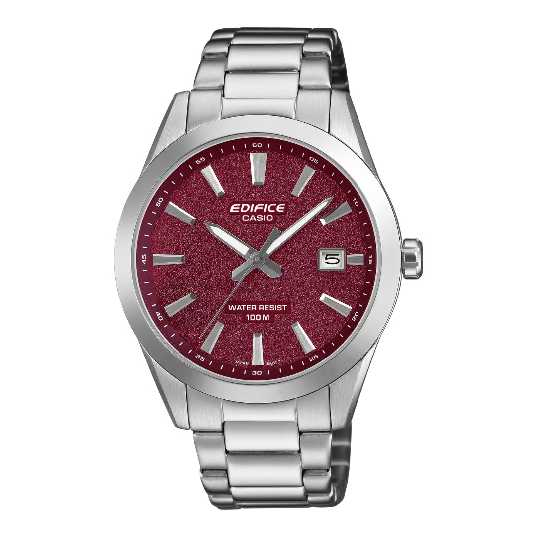 Casio Edifice EFV-160D-4AVEF - Red/Silver Wrist Watch