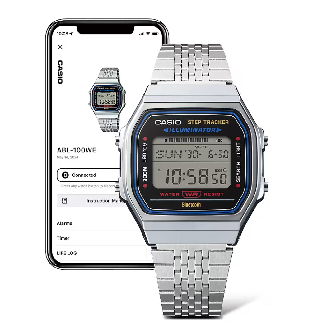 Casio ABL-100WE-7AEF - Grey/Silver Wrist Watch