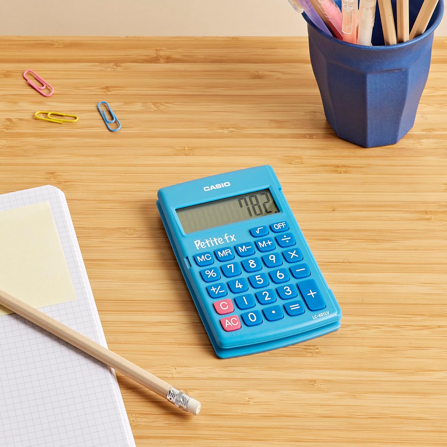 Casio LC-401LV PetiteFX Primary School Blue
