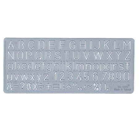 Cox Lettering Stencil 10mm