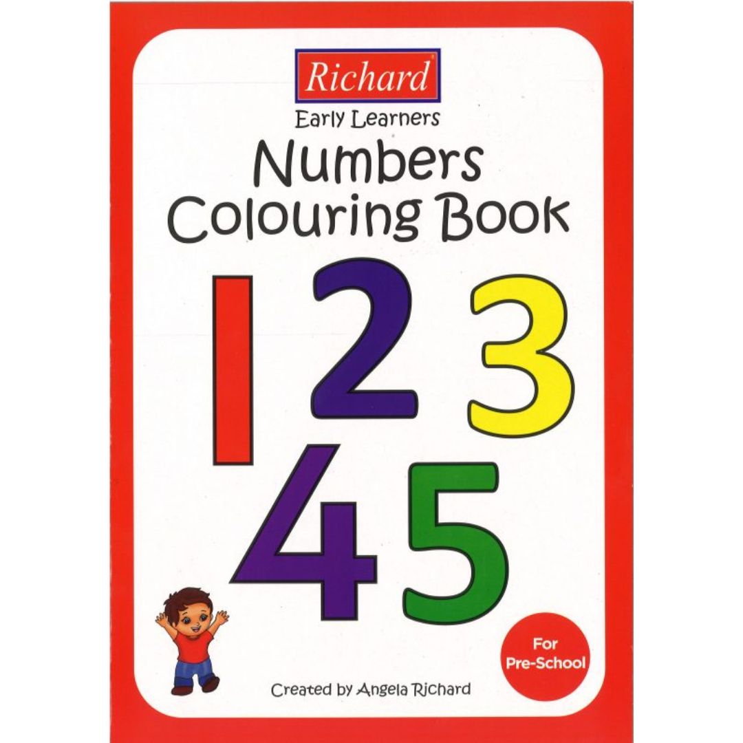 Richard Early Learners Numbers Colouring Book