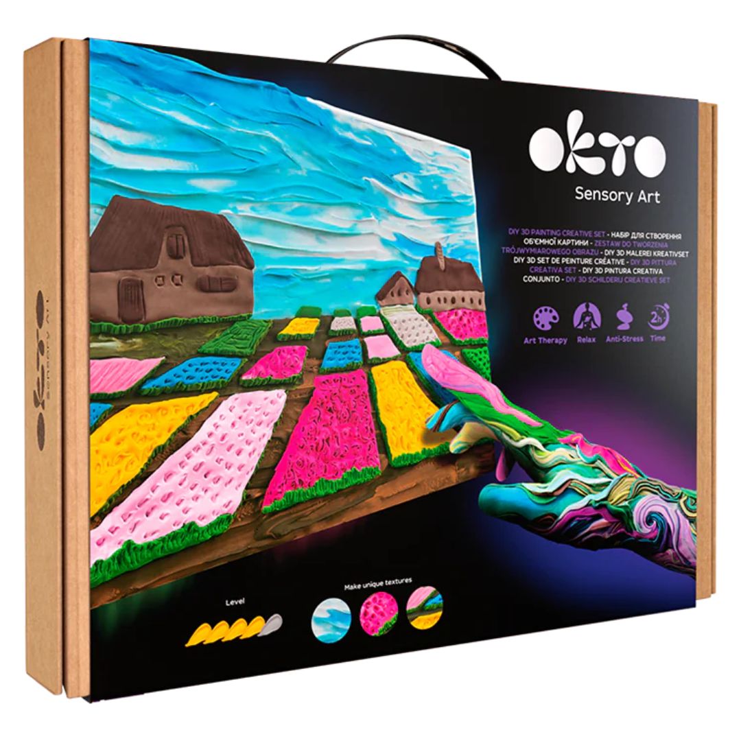 Okto Air Clay 3D V.V.Gogh - Flower Beds In Holland Lv.4/5 +14