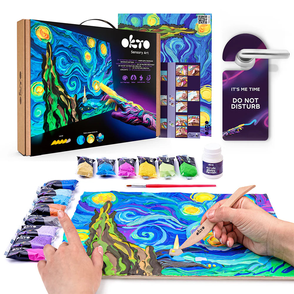 Okto Air Clay 3D V.V.Gogh - The Starry Night Lv.4/5 +14