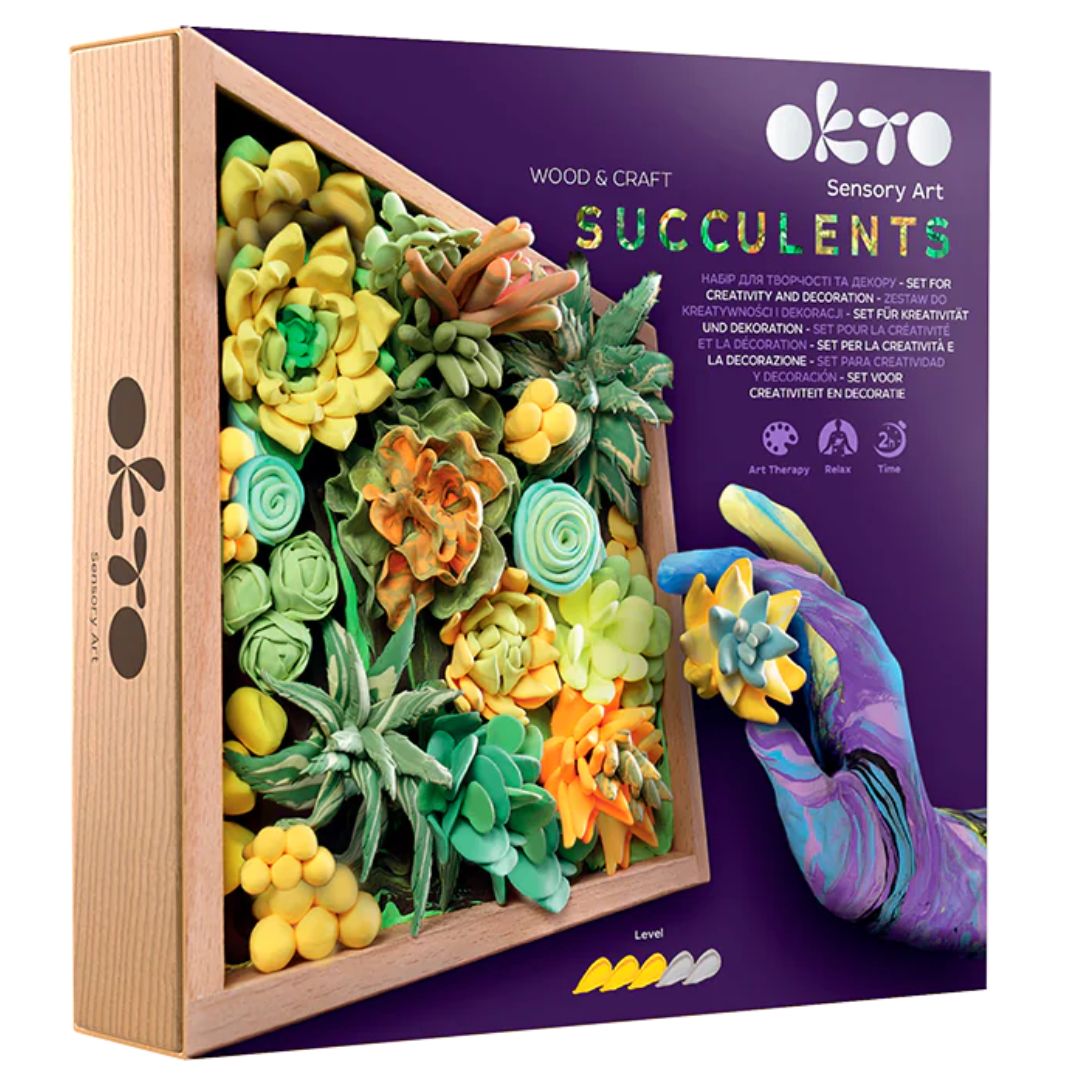 Okto Air Clay Wood & Craft Succulents -Energy Lv.3/5 +14