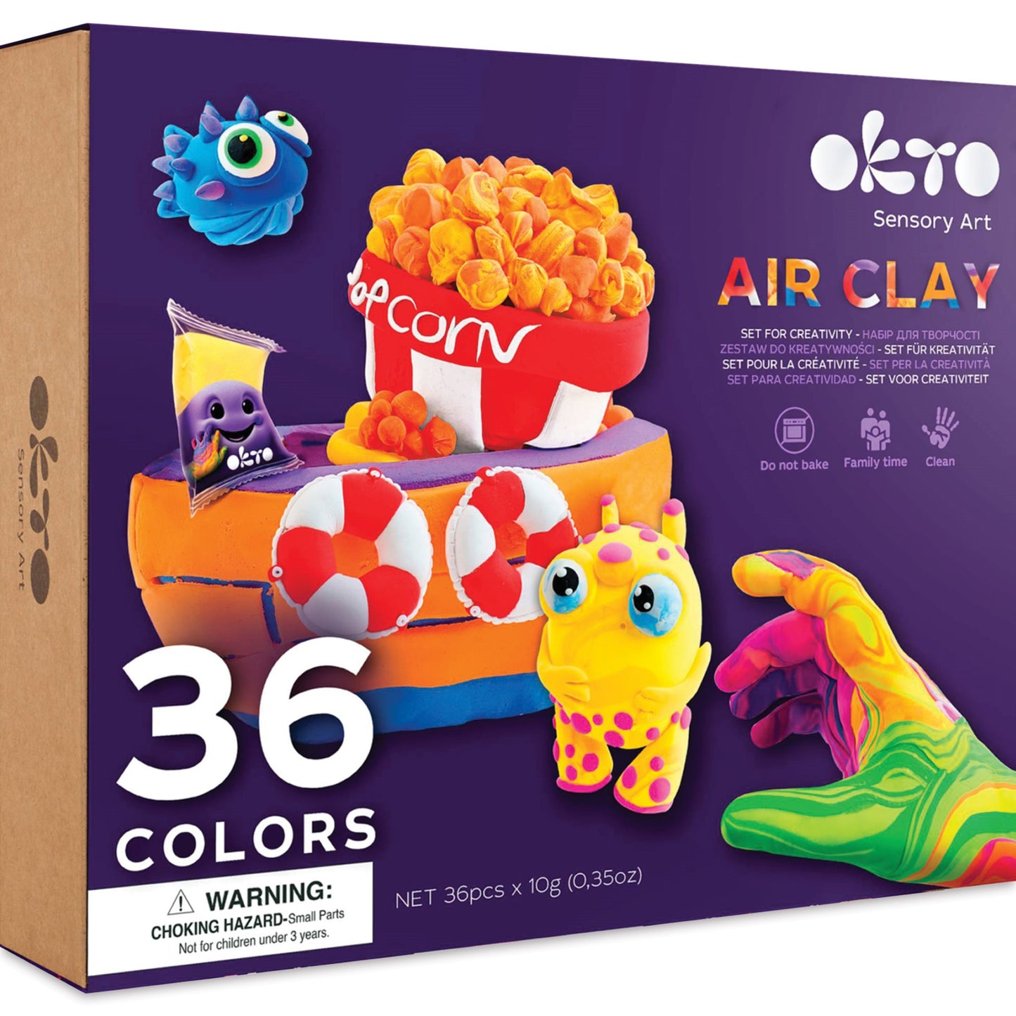 Okto Air Clay A Set Of 36 Colours +5