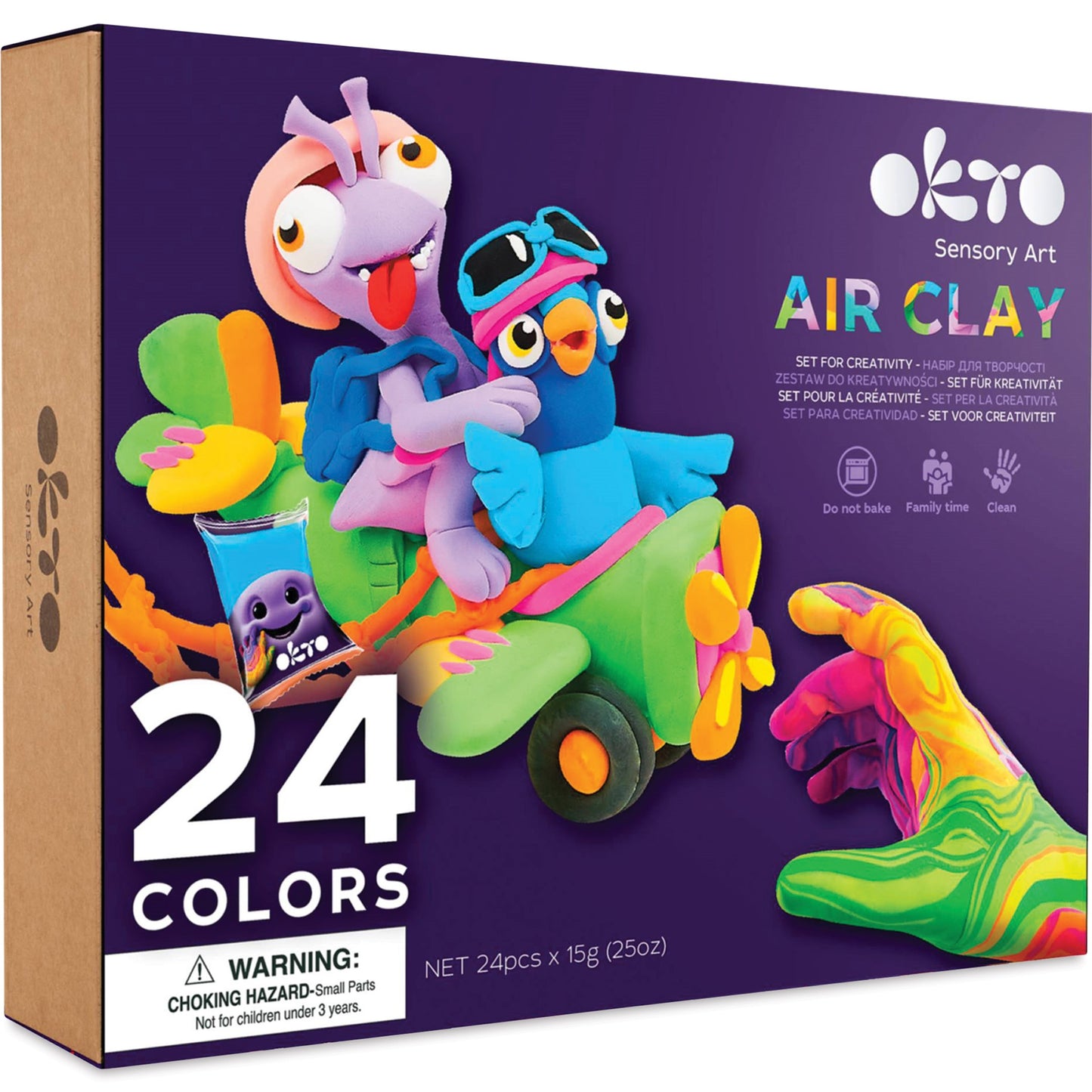 Okto Air Clay A Set Of 24 Colours +5