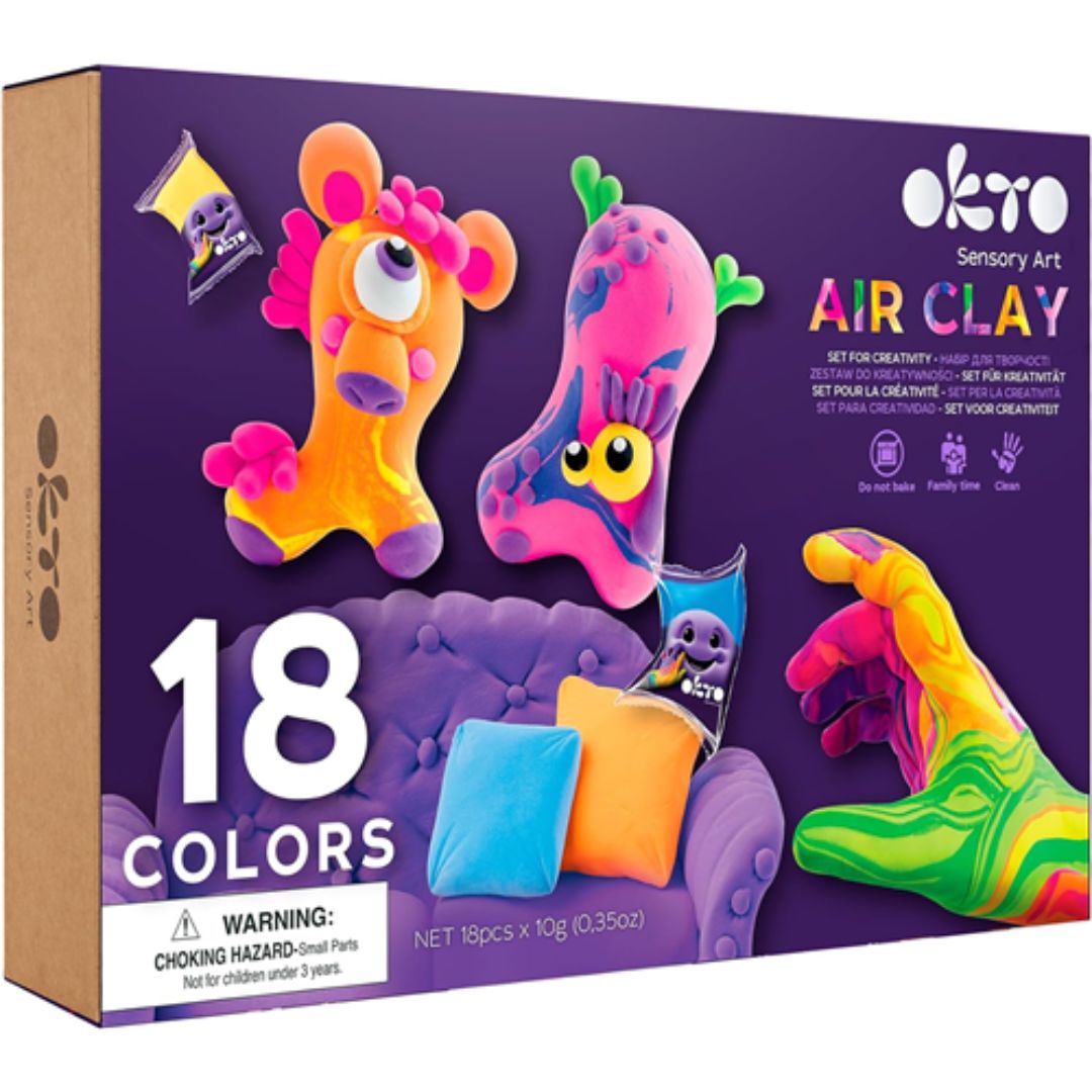 Okto Air Clay A Set Of 18 Colours +5