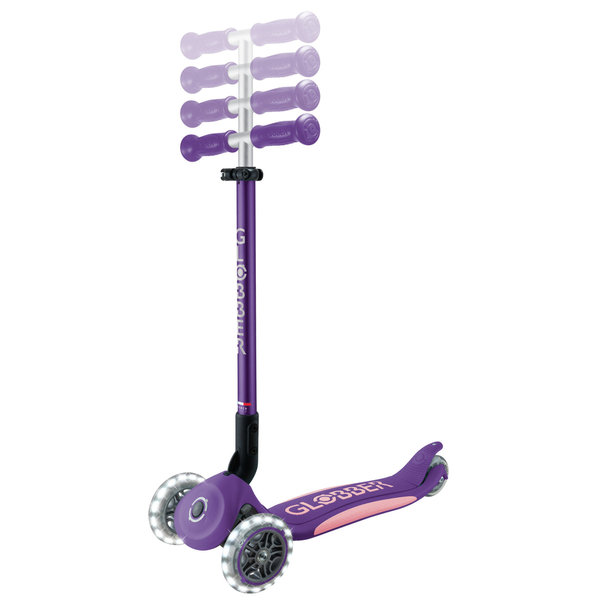 Globber Elite Lights - +3y Max 50kg - Dark Purple