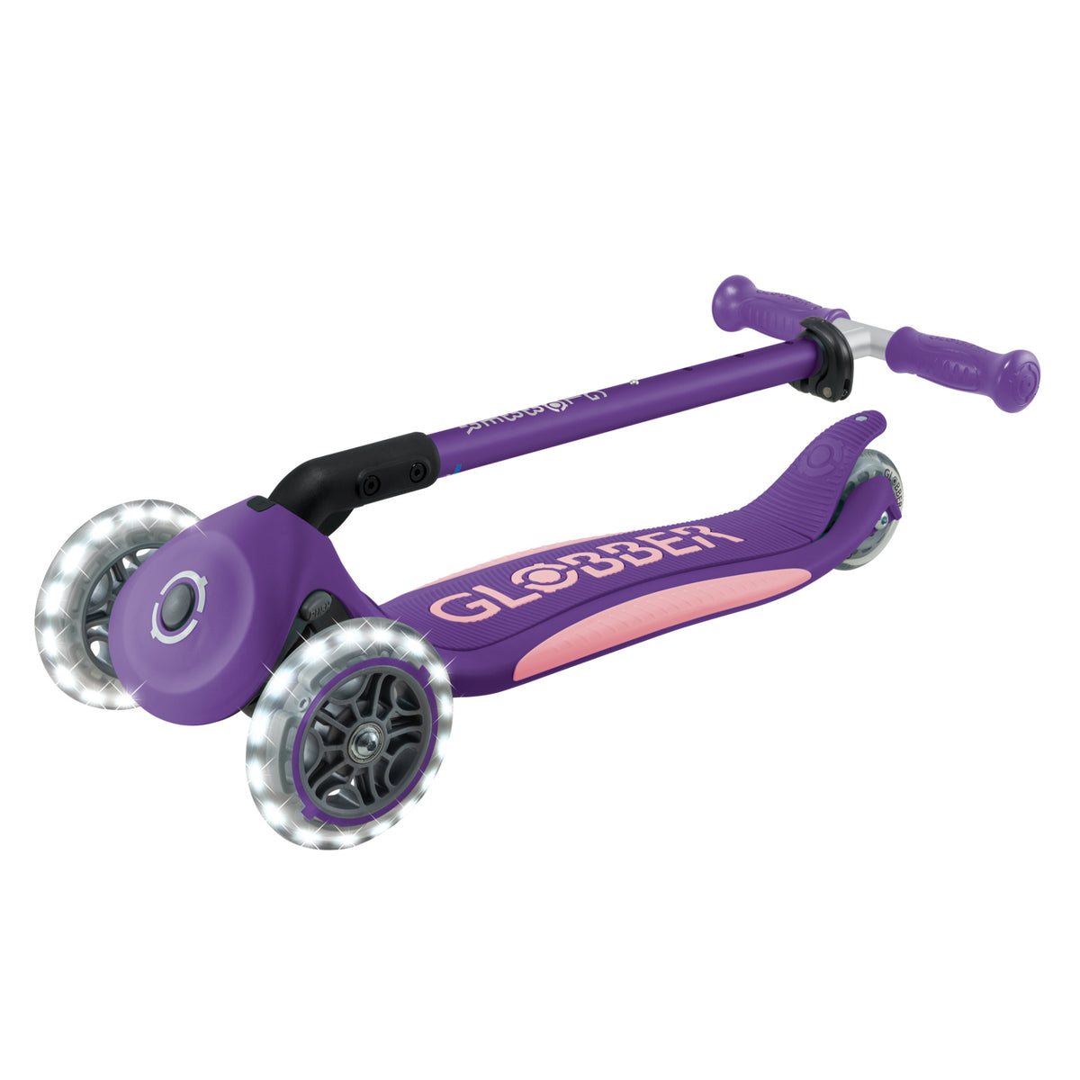 Globber Elite Lights - +3y Max 50kg - Dark Purple