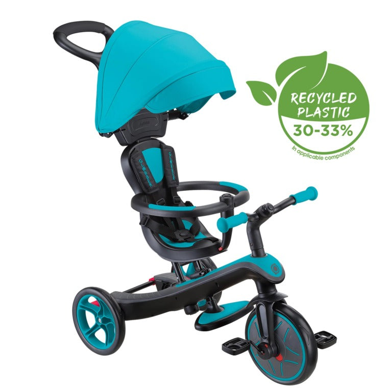 Globber Explorer Trike 4 In 1 - Teal