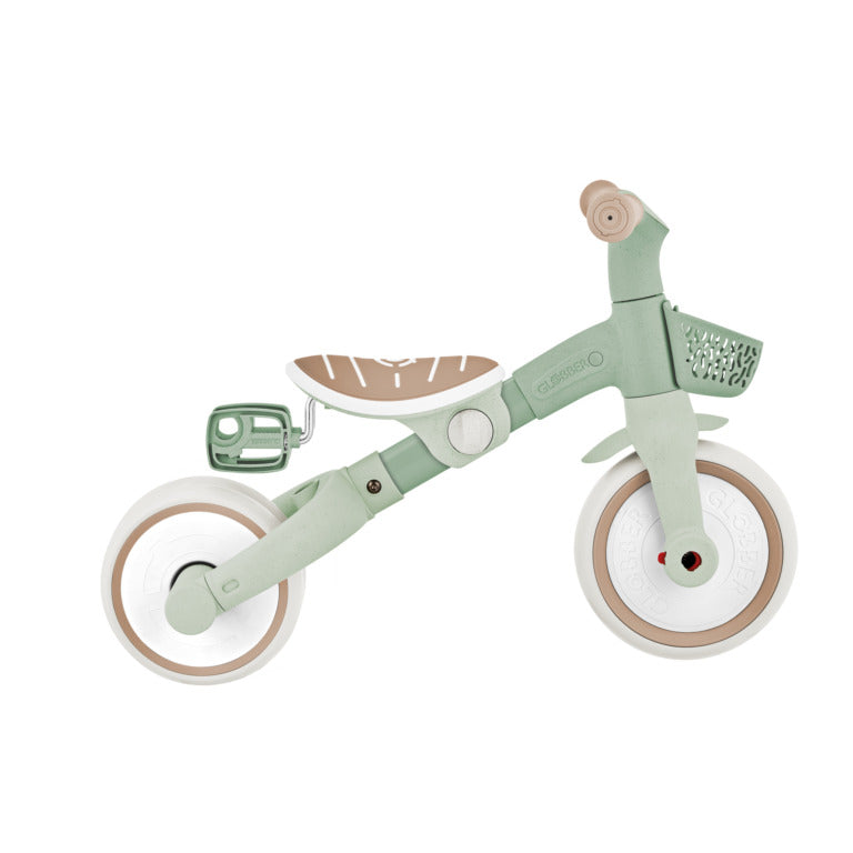 Globber Learning Trike 3-In-1 Plus ECOLOGIC - 12-36m Max 20kg - Pistachio