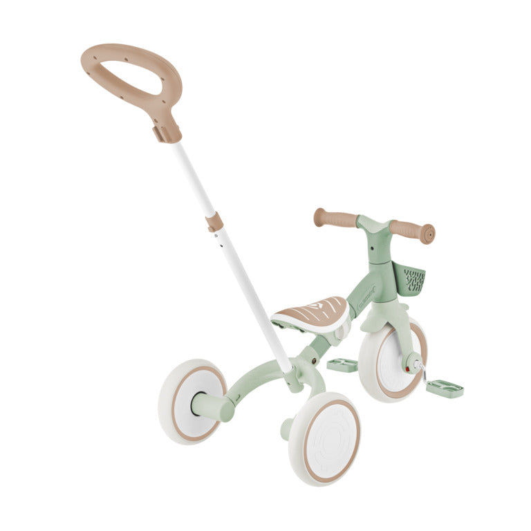 Globber Learning Trike 3-In-1 Plus ECOLOGIC - 12-36m Max 20kg - Pistachio