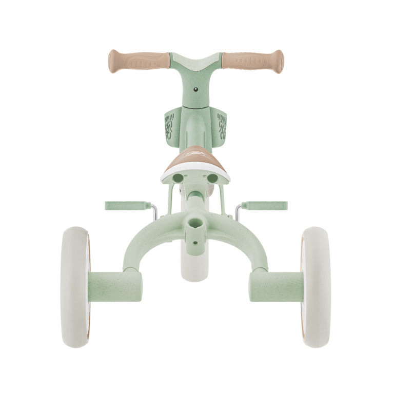 Globber Learning Trike 3-In-1 Plus ECOLOGIC - 12-36m Max 20kg - Pistachio