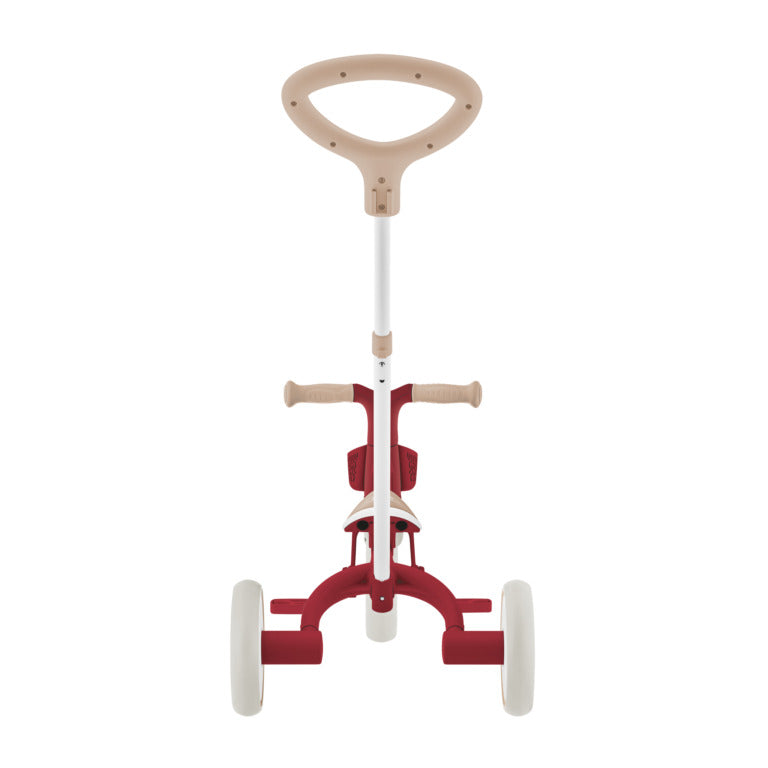 Globber Learning Trike 3-In-1 Plus ECOLOGIC - 12-36m Max 20kg - Vintage Red