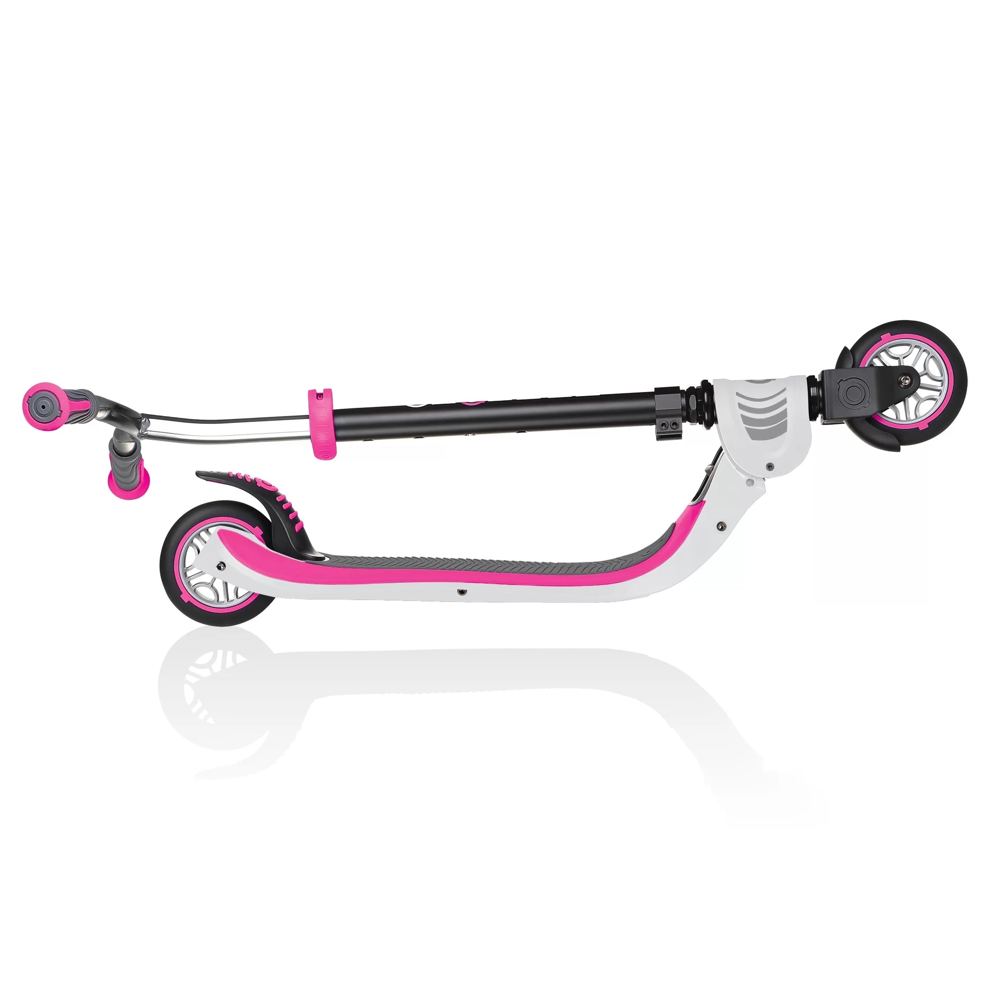 Globber Flow Foldable 2 Wheels - White/Pink