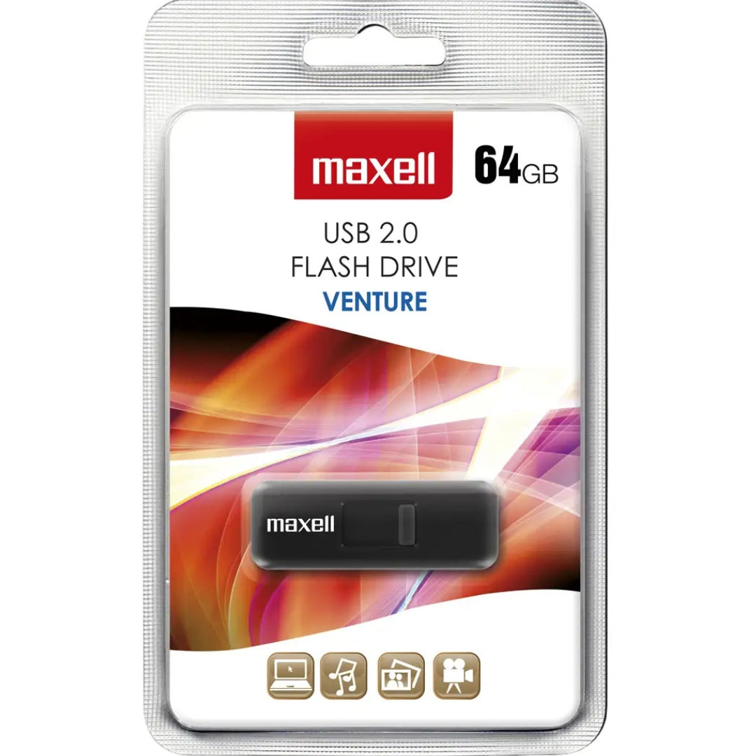 Maxell USB 2.0 Flash Drive Venture - 64 GB