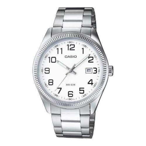 Casio MTP-1302PD-7BVEF - White/Silver Wrist Watch