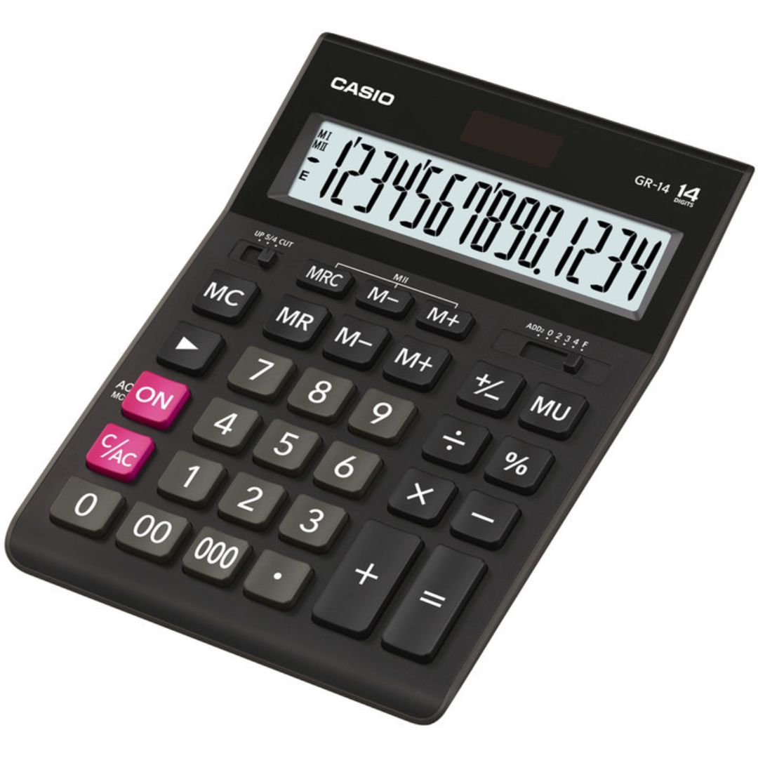 Casio GR-14 14 Digit Desk Calculator