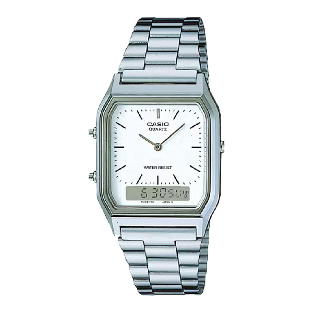 Casio AQ-230A-7DMQYES - White/Silver Wrist Watch