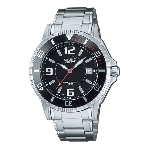 Casio MTD-1053D-1AVES - Black/Silver Wrist Watch