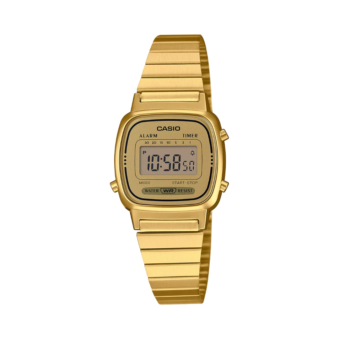 Casio Vintage LA670WEGA-9EF - Gold Wrist Watch