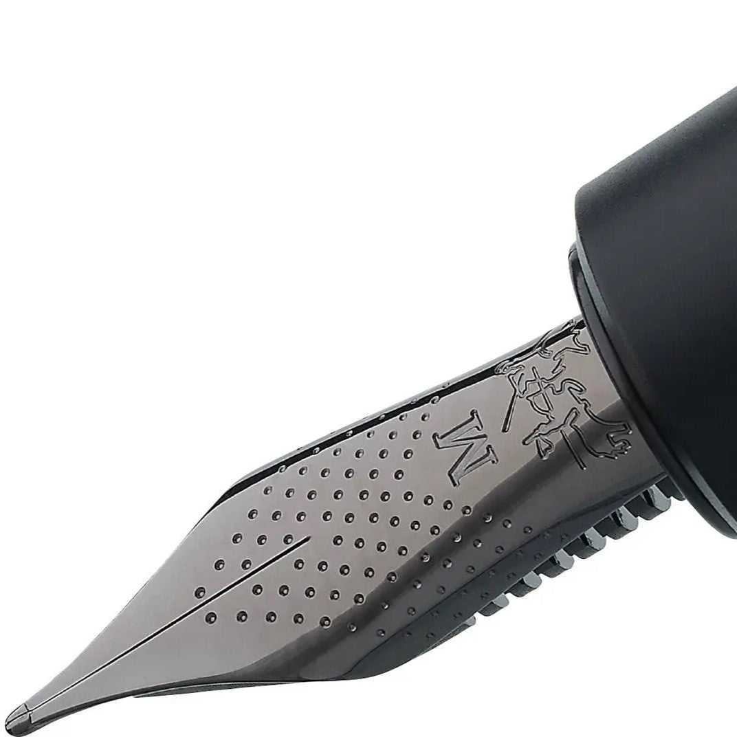 Faber-Castell E-Motion Pure Black Fountain Pen M Black Ink