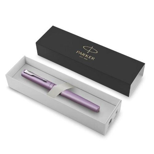 Parker Vector XL Rollerball Pen F Black Ink - Lilac
