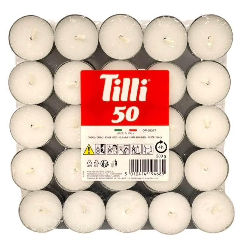 Tilli Candles A Pack Of 50pcs