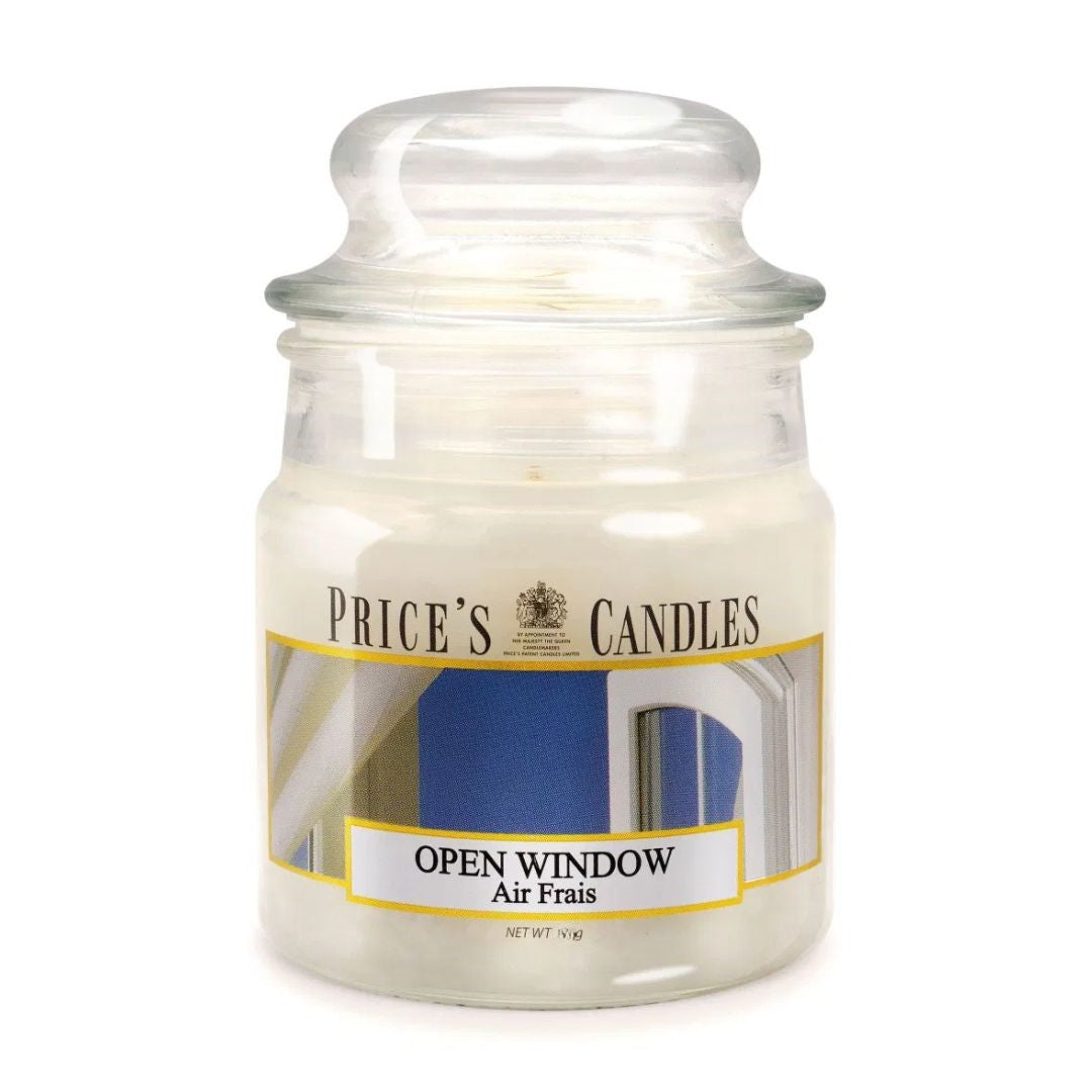 Price's Candles - Medium Jar Candle - Open Window 411gr