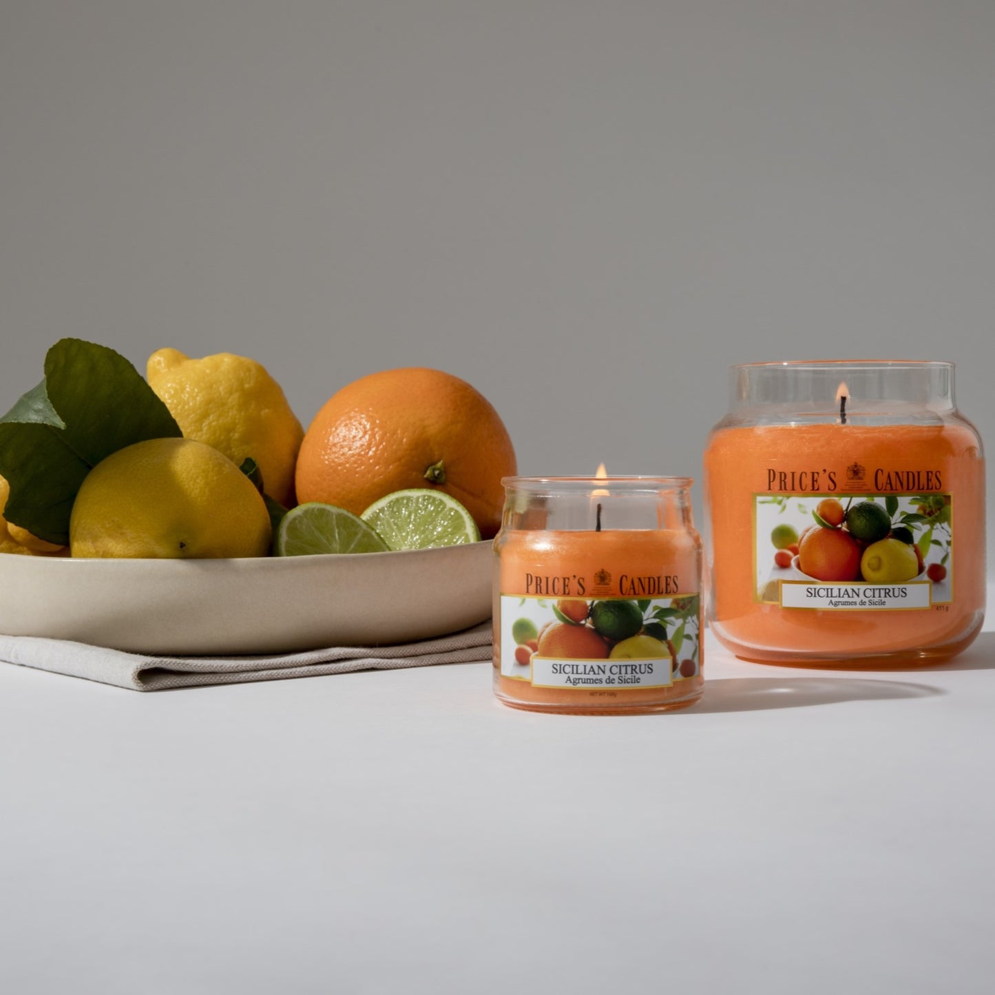 Price's Candles - Medium Jar Candle - Sicilian Citrus 411gr